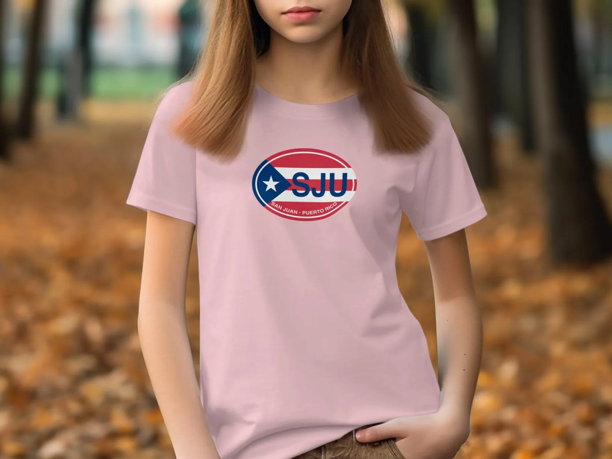 San Juan Puerto Rico SJU Flag Inspired Graphic T-Shirts