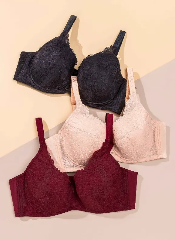 Sheen Lace II Full Cup Bra S11-29891 (Plus Size Design)