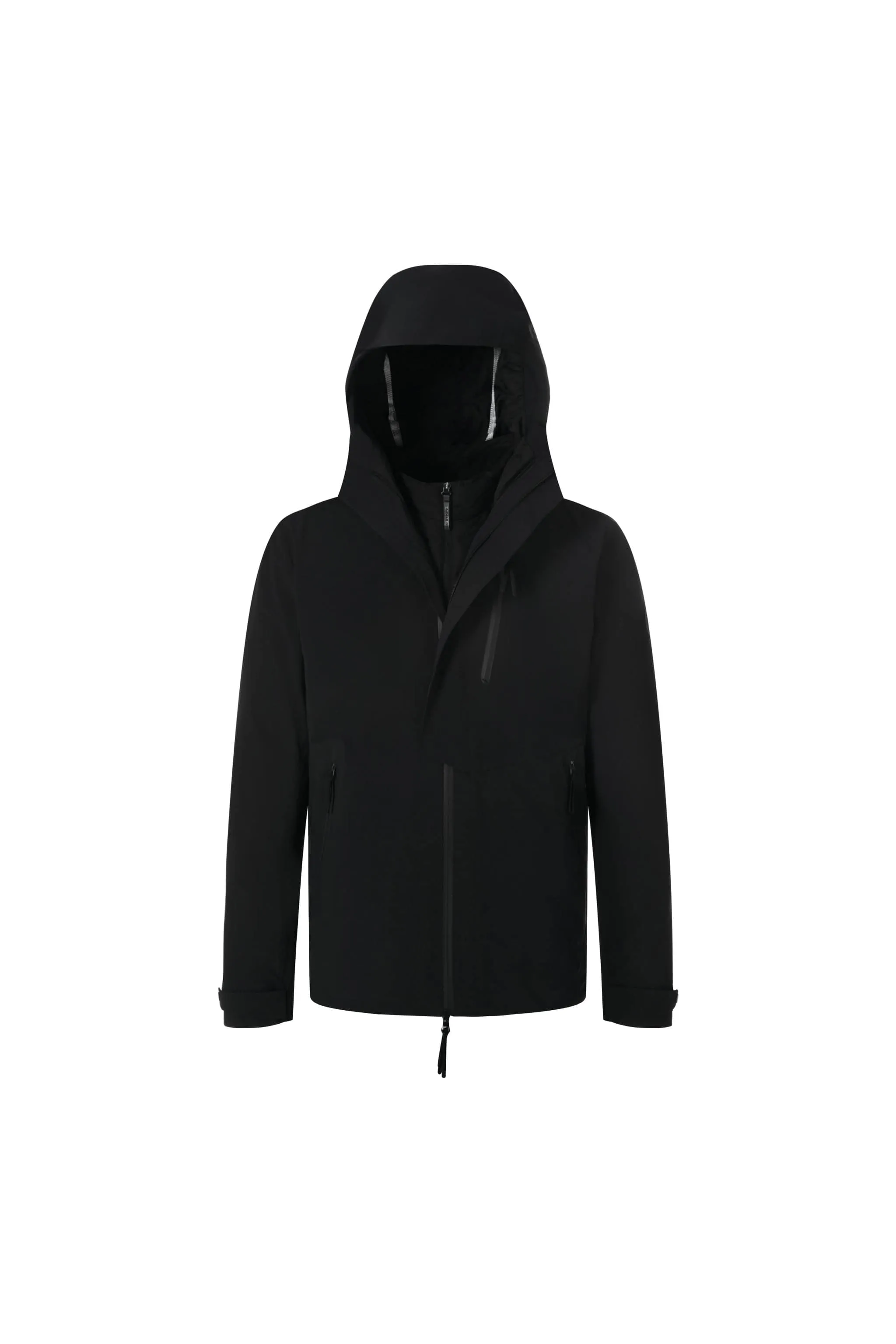 Short Hooded Goose Down Jacket