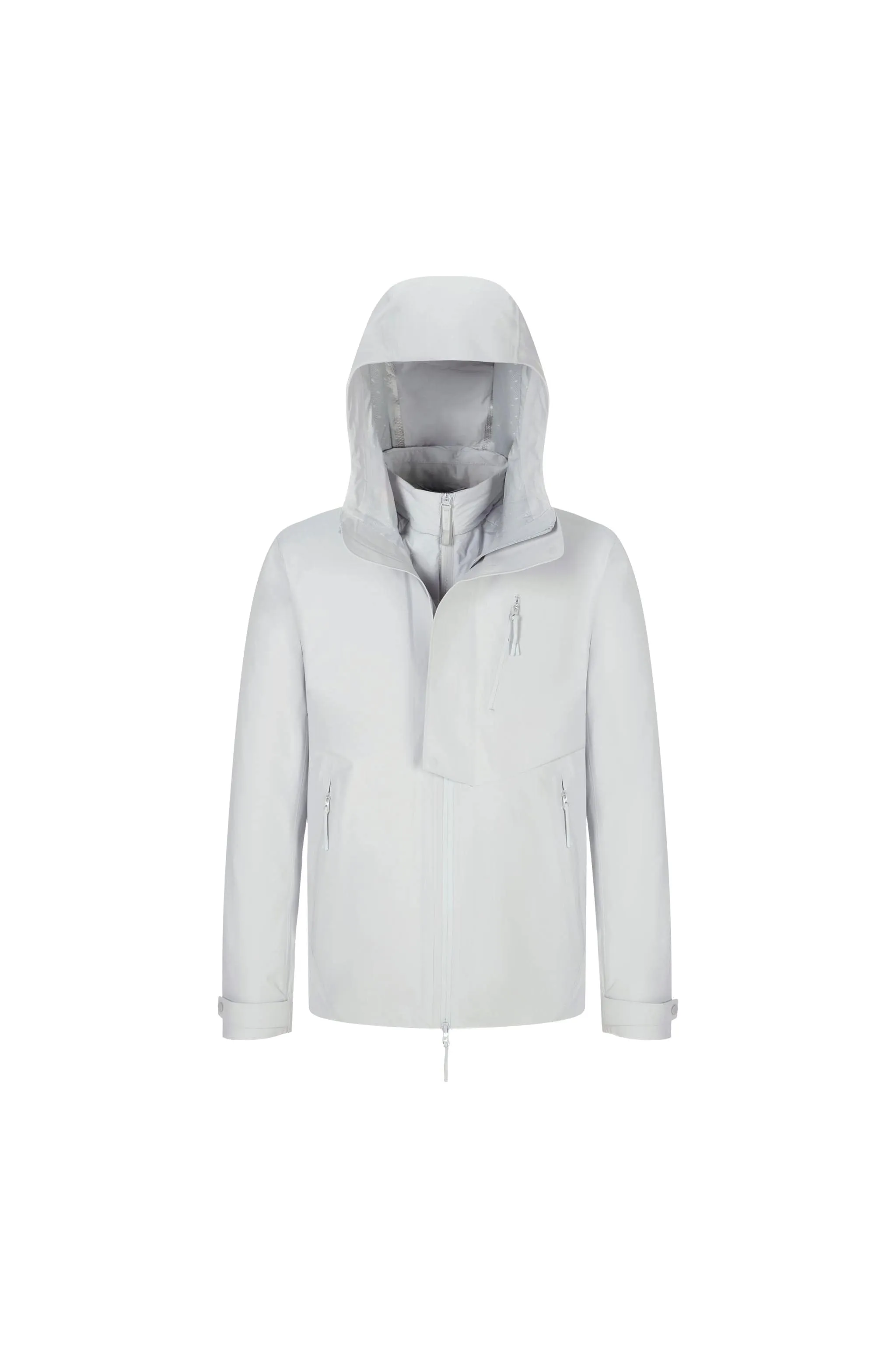 Short Hooded Goose Down Jacket