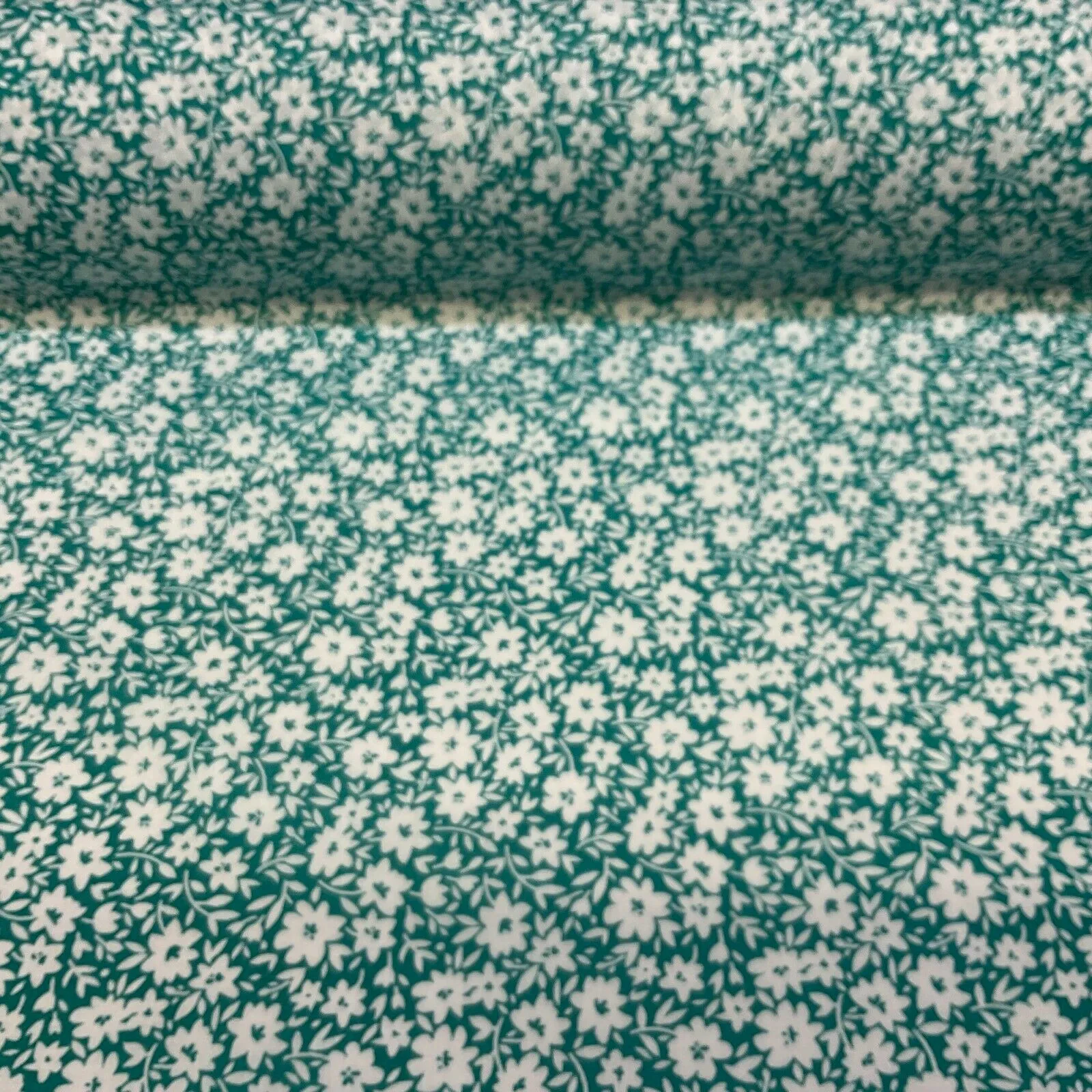 Small Floral ditsy Poly cotton printed lightweight fabric M1615