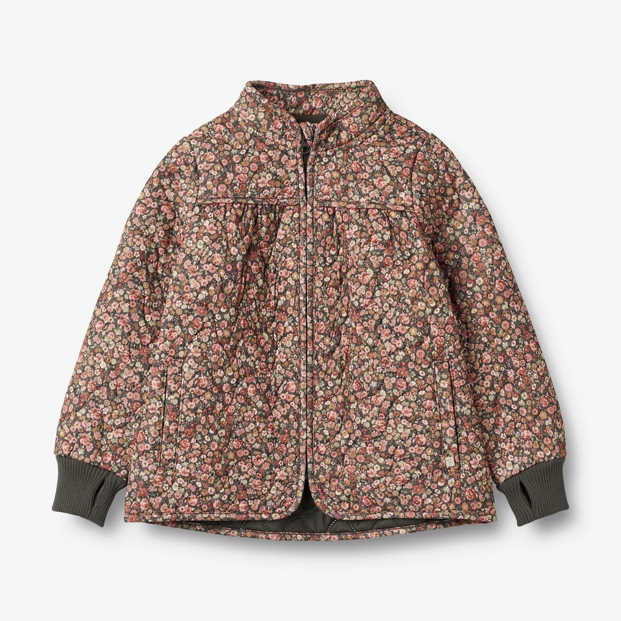 Thermo Jacket Thilde - raven wild flowers