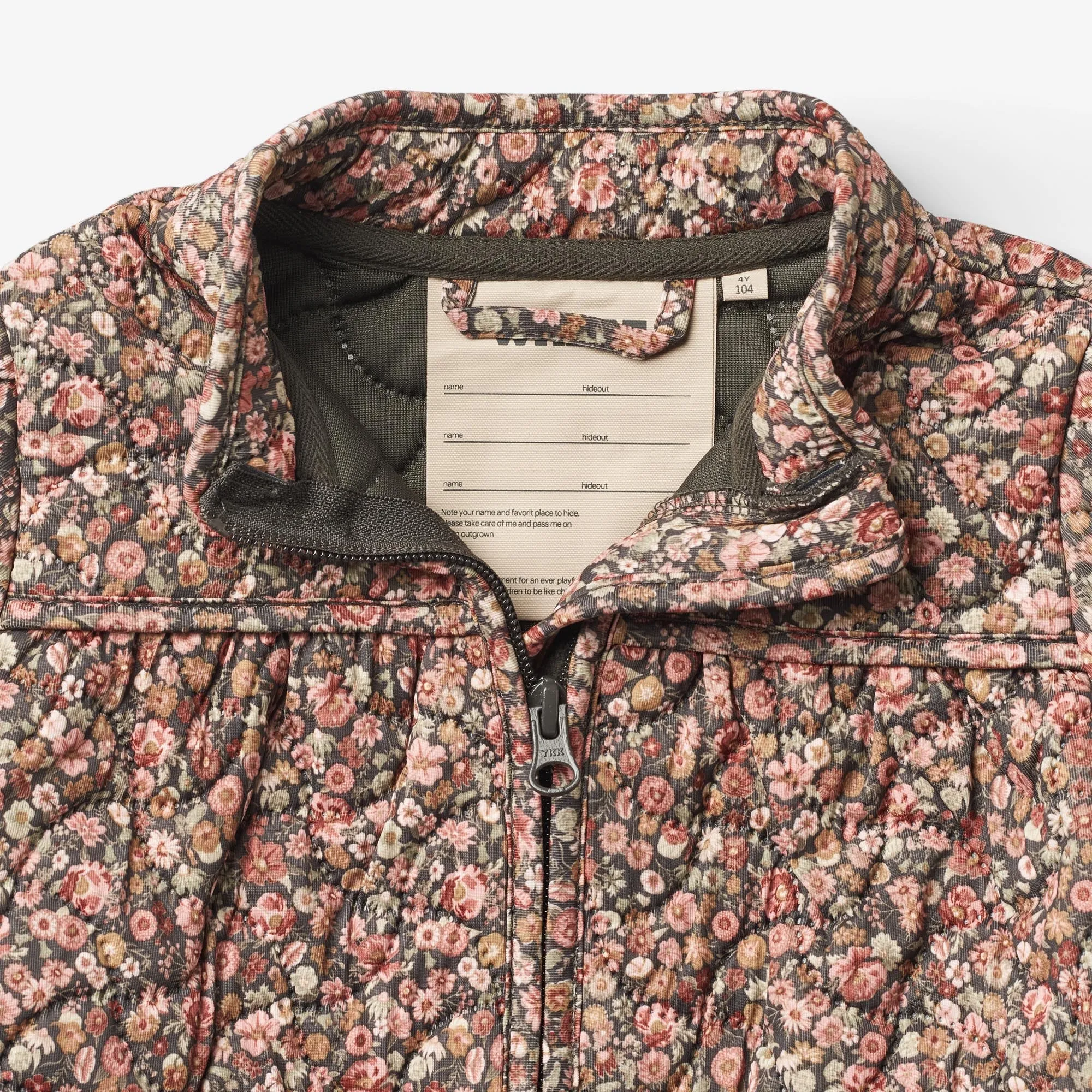 Thermo Jacket Thilde - raven wild flowers