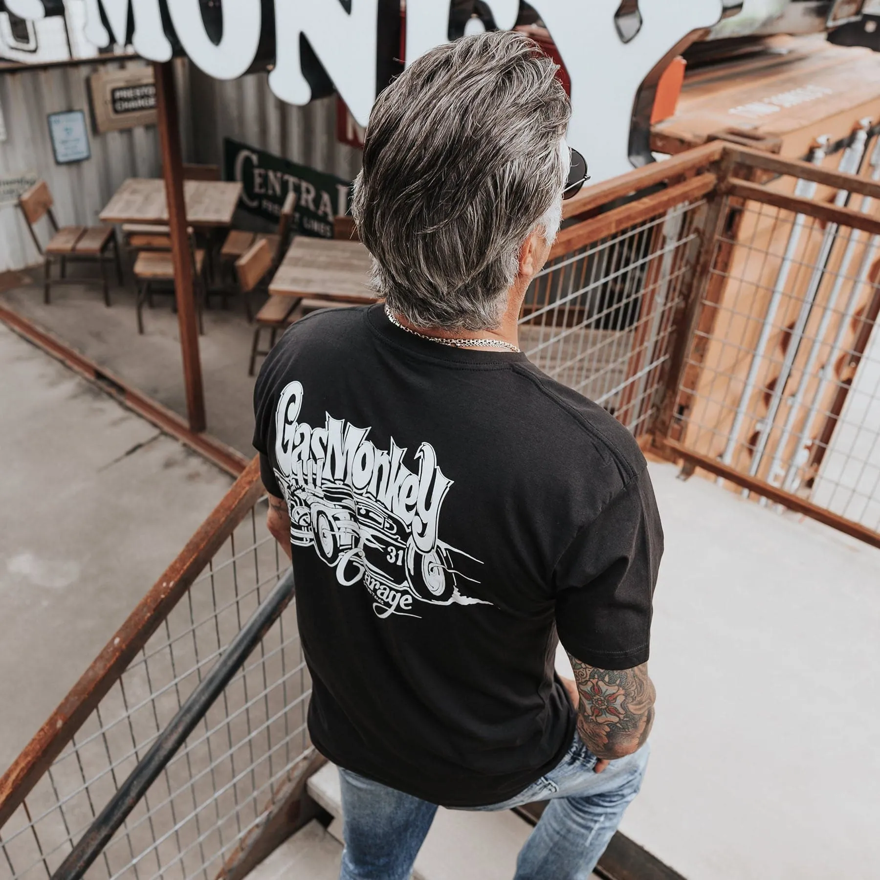 White Car Tee