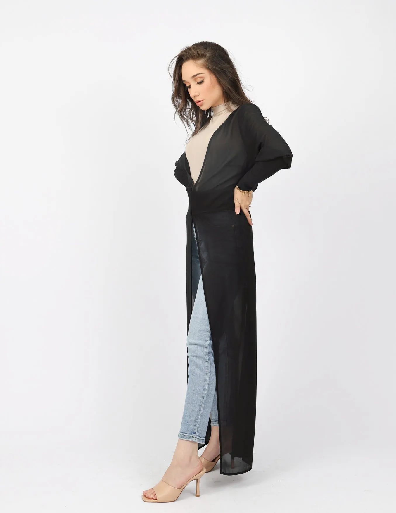 Zoya Zip Sleeve Cardigan