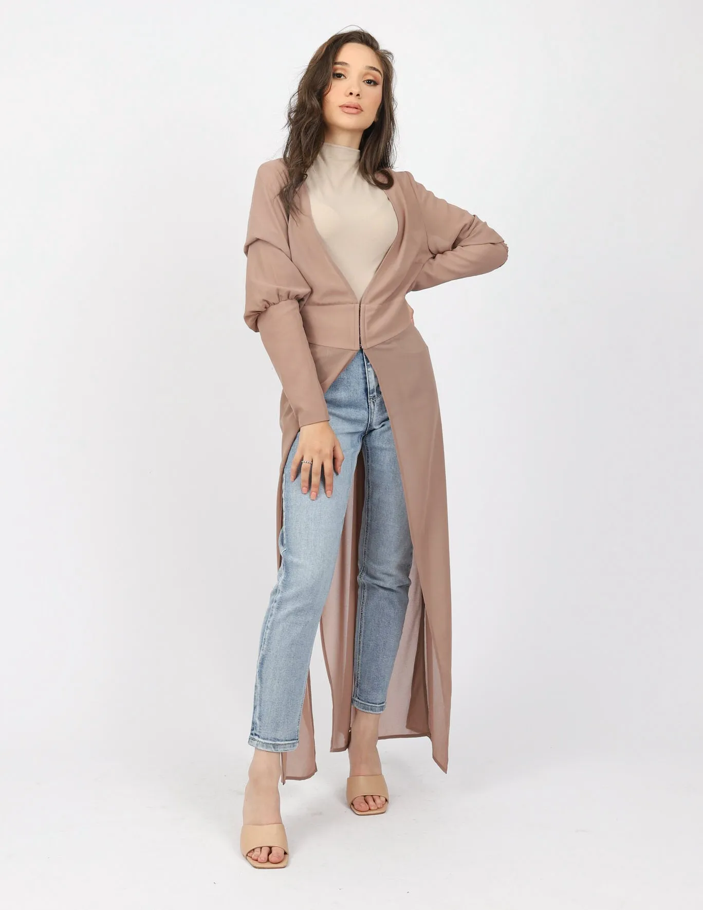 Zoya Zip Sleeve Cardigan